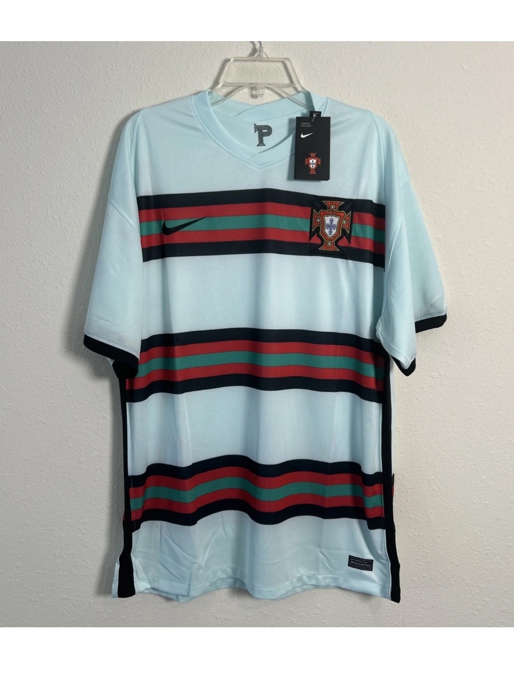 NWT Nike Portugal 2020 2021 Away Soccer Football Jersey T-Shirt Men’s Size 4XL